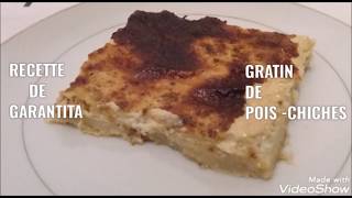 Karantika Calentita  Gratin de Pois Chiches Recette الكرانتيكا مثل المحلات [upl. by Mackey]