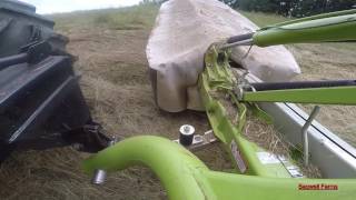 Mowing hay with the claas 2650 plus part 2 [upl. by Omsare]