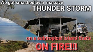 Smashed with thunder storm while island is on fire Facing Island [upl. by Auburn]