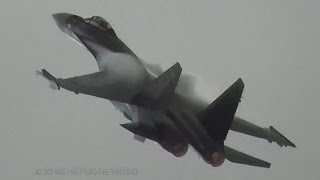 Sukhoi Su35S SuperFlanker Extreme Flight Demonstration incl Insane Kulbit Maneuver [upl. by Kolivas]