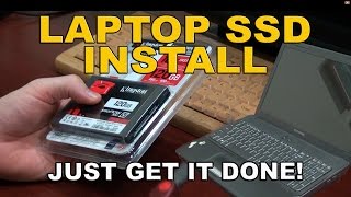 How to install an SSD in your LAPTOP [upl. by Hyatt]