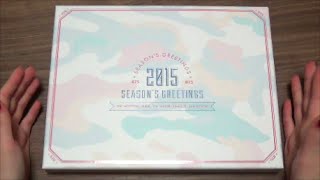 Unboxing BTS Bangtan Boys 방탄소년단 2015 Seasons Greetings [upl. by Alliuqa434]