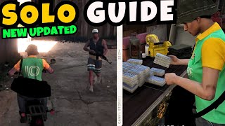 NEW SOLO Full Bag Cayo Perico Heist  Updated Easiest GUIDE 2023 [upl. by Alram655]