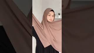 Tutorial Pashmina Tali tanpa jarum [upl. by Tacita]