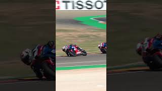 Vierge right on teammate Lecuonas tail at Aragon 🔥 [upl. by Llehsim]