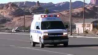 Navajo Nation EMS MED 34 responding in Kayenta AZ  7142011 [upl. by Azila186]