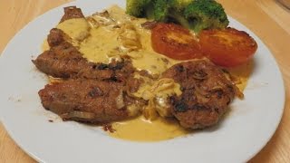 Lambs Liver in Blue Cheese Sauce [upl. by Castorina]