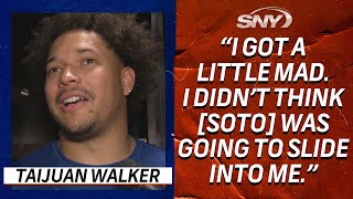 Taijuan Walker on Juan Soto sliding into him strong outing vs Nationals  Mets Post Game  SNY [upl. by Llecram534]