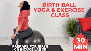 Birth ball exercises to induce labor  How to use a birth ball to induce labor [upl. by Chelsey504]