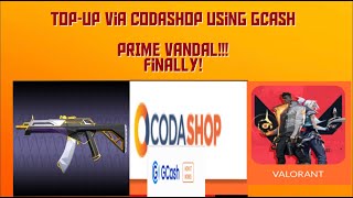 BUYING VALORANT POINTS Via CODASHOP using GCASH PRIME VANDAL Tagalog Drinnn TV [upl. by Stucker]