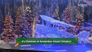 Christmas at Amsterdam Schiphol Airport [upl. by Rainer58]