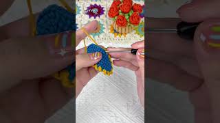 🧵Crochet lace Crochet tutorial Crochet gift 🎁crochet knitting handmade [upl. by Yremogtnom]