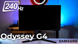 EL MEJOR MONITOR GAMER Y DE DISEÑO 2024 Review Samsung Odyssey G4 25quot 240Hz [upl. by Regdor]