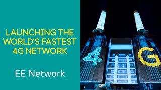 EE 4G Network EE launches the worlds fastest 4G network [upl. by Stalk]