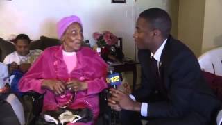 100 Year Old Woman Talks Dcks With News Reporter Hows Ya Dck Hangin Hilarious Live tv [upl. by Doralynn]