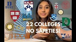 COLLEGE DECISION REACTIONS 2024 all ivies T20s UCs and more  NO SAFETIES [upl. by Issiah]