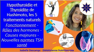 Hypothyroïdie et Thyroïdite de Hashimoto les 5 traitements naturels [upl. by Alane]