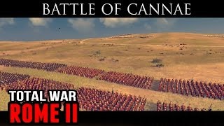 Battle of Cannae Historical Battle Gameplay [upl. by Hollander332]