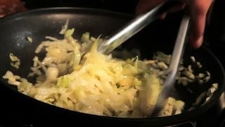 Quick and Easy Sauerkraut Recipe  Bootleg Tip w Chef Diane DiMeo [upl. by Rabi]