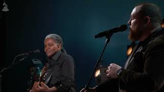 Watch LUKE COMBS amp TRACY CHAPMAN Perform quotFAST CARquot at the 2024 GRAMMYs [upl. by Angi]