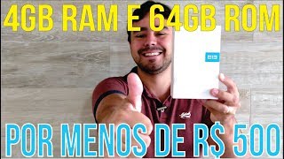 MENOS DE 500 REAIS POR 4GB RAM E 64GB ROM  UNBOXING ELEPHONE P8 MINI [upl. by Olwena]