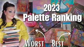 Ranking the 40 Palettes I tried in 2023  This was Hard [upl. by Tiffa]