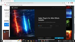 How to Download and Install Saber Plugin in After Effects [upl. by Ruthie]