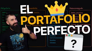 ¿Cómo crear el PORTAFOLIO PERFECTO para PROGRAMADORES [upl. by Noiramed]