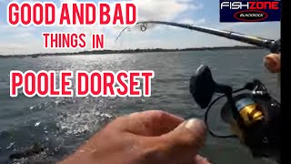 BASS FISHING POOLE HARBOUR ON LURES  pure filth left behind [upl. by Estren327]