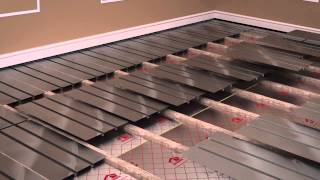 ProWarm Water Underfloor Heating Installation  Aluminium Spreader Plate Method [upl. by Eve]