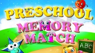 Preschool Memory Match and Learn  6 in 1 Educational Matching Games for Kids HD [upl. by Ruthie]