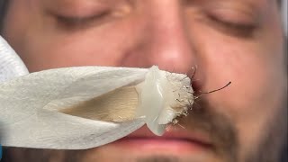 How to Guide  Mens Nose Wax  Hair Removal [upl. by Teplitz]