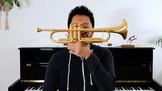 Joe Babiaks New TUMULTUS Trumpet by Klangwerkstatt Martin Böhme [upl. by Noemis97]