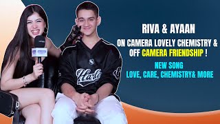 Riva Arora amp Ayaan Zubair cutest interview on their new song amp shared cute moments behind the scene [upl. by Rajewski421]