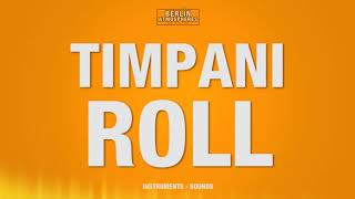 Timpani Roll  SOUND EFFECT  Trommelwirbel Schlagzeug Drums Drum Roll SOUNDS [upl. by Sualakcin925]