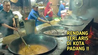 RENDANG TERLARIS DI KOTA PADANG 100 Kg Rendang Habis Dalam Hitungan Jam Rendang Selamat Padang [upl. by Arah]