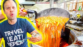 Most EXTREME Street Food in Asia  BIGGEST Horse Noodle EVER Made  INSANE 18 Hour UZBEK Food Tour [upl. by Berkly508]