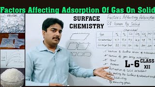 Factors Affecting Adsorption Of Gases on solidsCritical Temperature  Surface ChemistryCLASS12 [upl. by Hartzell]