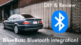 BlueBus Bluetooth integration in your old BMW  DIY and review E46 E39 E38 E53 E83 E85 [upl. by Aerb]