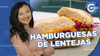 CÓMO HAGO HAMBURGUESAS DE LENTEJAS [upl. by Aoh]