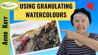 Using Granulating Watercolours Hints Tips and Techniques By Professional Artist Anne Kerr [upl. by Tugman]