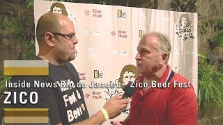 Inside News Rio de Janeiro  Zico Art Beer [upl. by Rolfston]