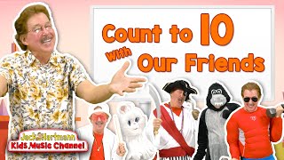 Count to 10 With Our Friends Vol 2  Jack Hartmann [upl. by Ietta]