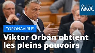 Contre le coronavirus Viktor Orbán obtient les pleins pouvoirs mais jusquà quand [upl. by Lacefield195]