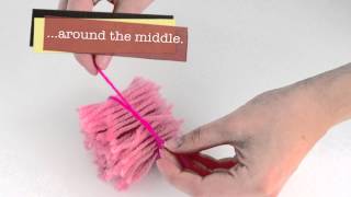 How To Make A Quick amp Fast Wool Pom Pom  the littlecraftybugs company [upl. by Calendre575]