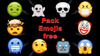 Chroma key Pack Emojis part2 HD FREE [upl. by Penelopa]