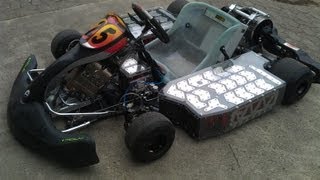 Electric Go Kart goes wild 128HP [upl. by Assennev]