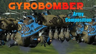 Dwarf army composition  doomstack  Gyrobombers in Immortal Empires [upl. by Eidnarb]