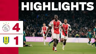 Three points at home ⚪🔴⚪️  Highlights Ajax  RKC  Eredivisie [upl. by Annamaria]