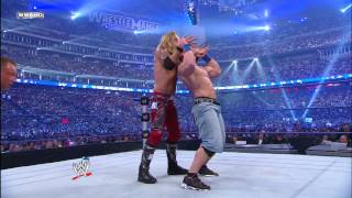 John Cena vs Big Show vs Edge WrestleMania XXV [upl. by Yeldud]